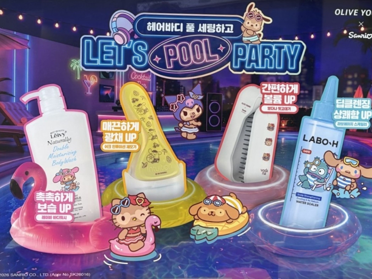 Intuition x Sanrio collaboration meaningful launch at Olive Young